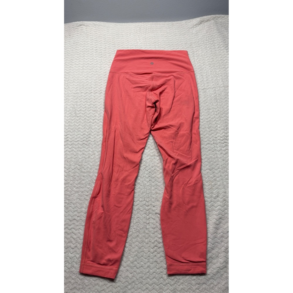 Lululemon Align High-Rise Pant 25 Coral Pink Nulu Yoga Leggings W5CTCS Size 8